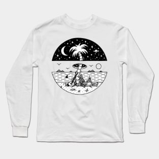 Chilled Skeleton Long Sleeve T-Shirt